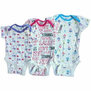 Baby Girl's Onesies Set, Size Newborn - 6 Months